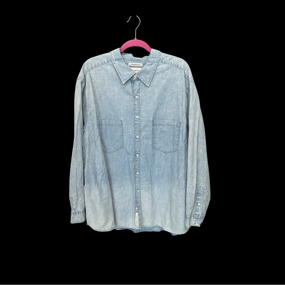 🍀 Lucky Brand Boyfriend Denim Shirt